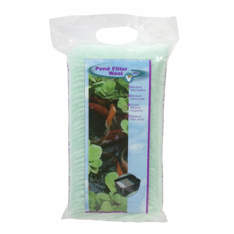 VT Filterwatten Groen 250 gram - grove filterwatten voor vijverfilter