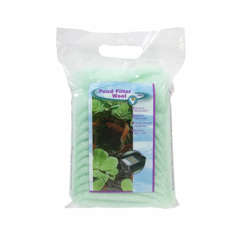 VT Filter watten Groen 100 gram - universeel filtermedium voor vijverfilters
