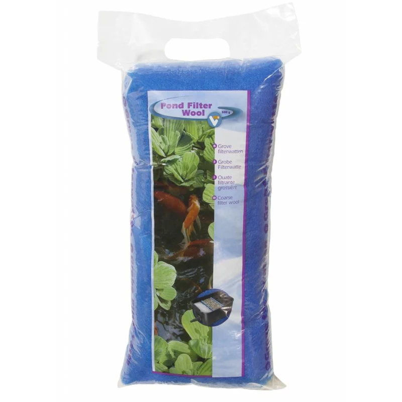 VT Filter Watten Blauw 500 gram - grove filterwatten voor vijverfilters