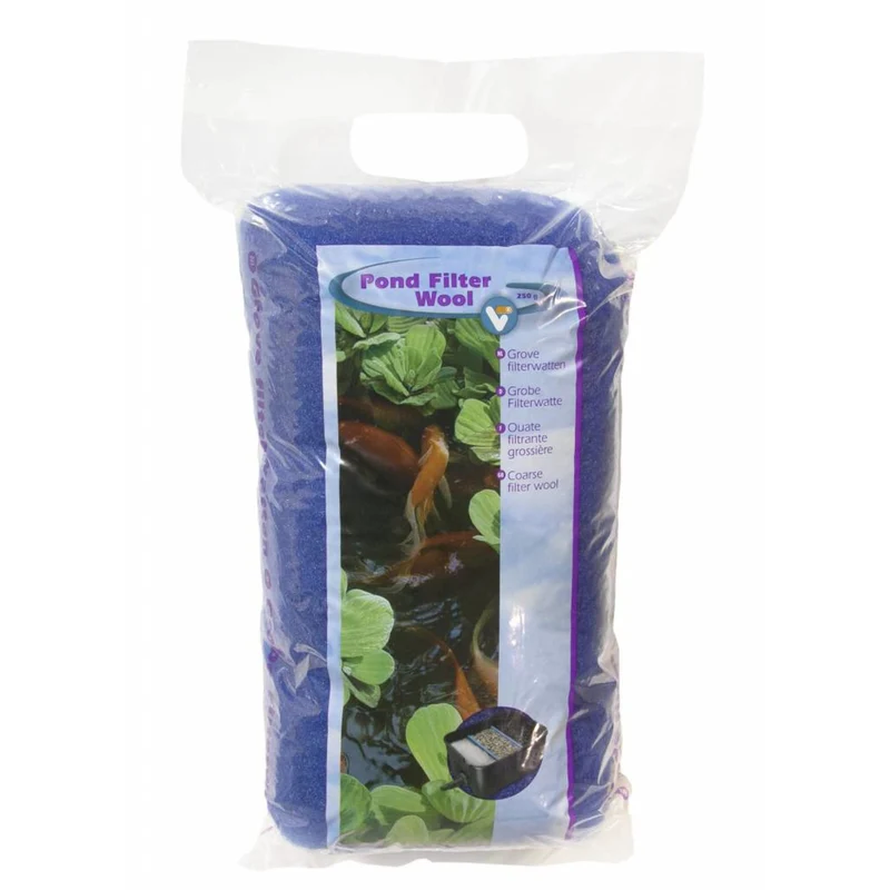 VT Filterwatten Blauw 250 gram - fijne filterwatten voor vijverfilter