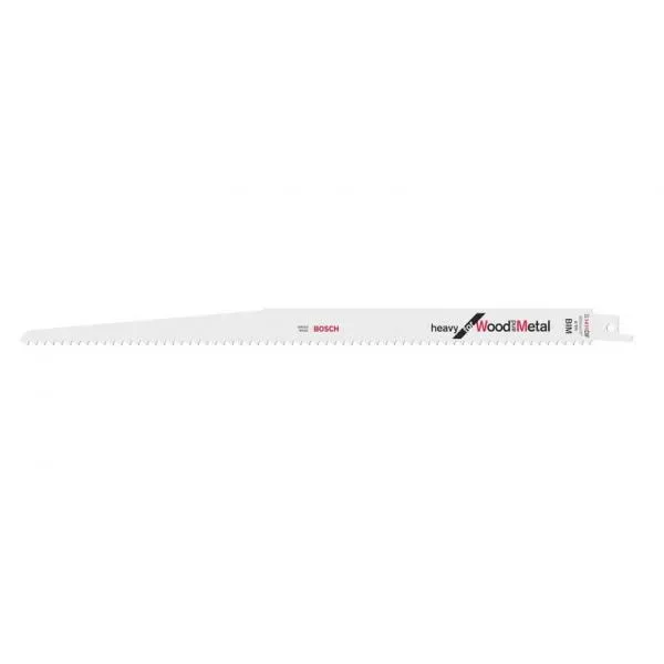 Bosch Reciprocating Saw Blade S 1411 DF Heavy for Wood and Metal - 5 Pieces