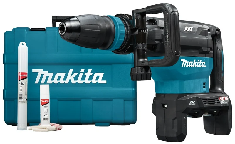 MAKITA HM002GZ03 2X40 V MAX BREEKHAMER ZONDER ACCU'S EN SNELLADER, IN DOOS