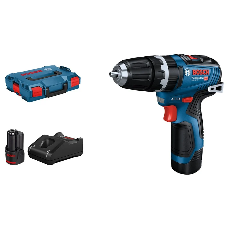 BOSCH GSB 12V-35 ACCU SCHROEFKLOPBOORMAC2X 3,0 AH, GAL 12V-40