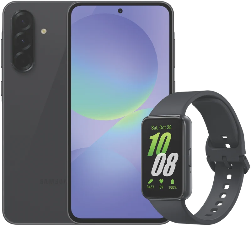 Samsung Galaxy A36 5G 128GB Plus Included Galaxy Watch Fit3 Bundle Awesome Black/Grey