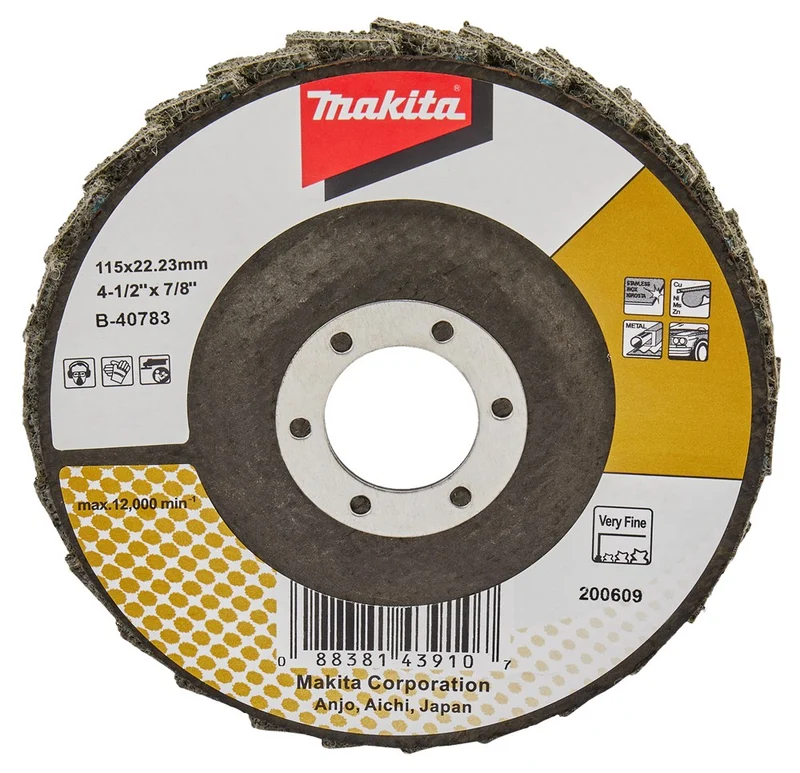 Makita LAMELLEN CONDITIONERINGSCHIJF 115 MM EXTRA FIJN
