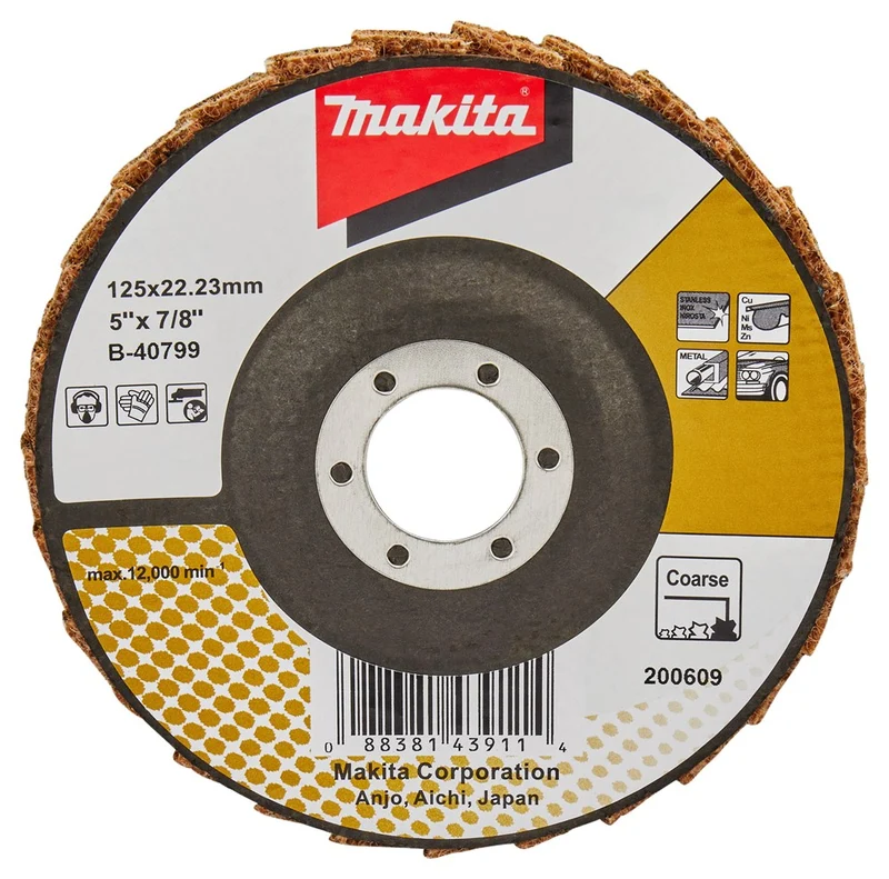 Makita LAMELLEN CONDITIONERINGSCHIJF 125 MM GROF