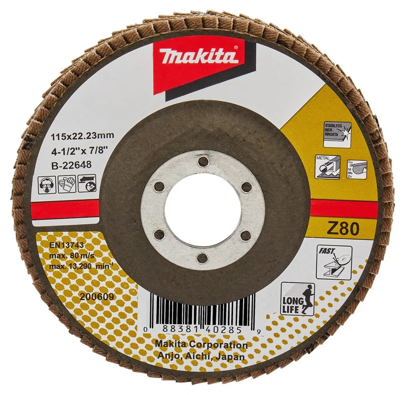 Makita LAMELLENSCHIJF 115MM Z80