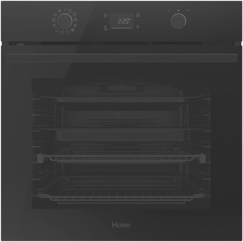 Haier 60cm 500 Series Built In Oven 12 Function Self Cleaning Airfry Steam Assist
