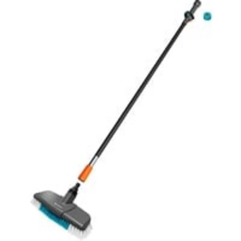 Gardena Cleansystem Wasset met steel zacht - compleet reinigingspakket met doseerunit