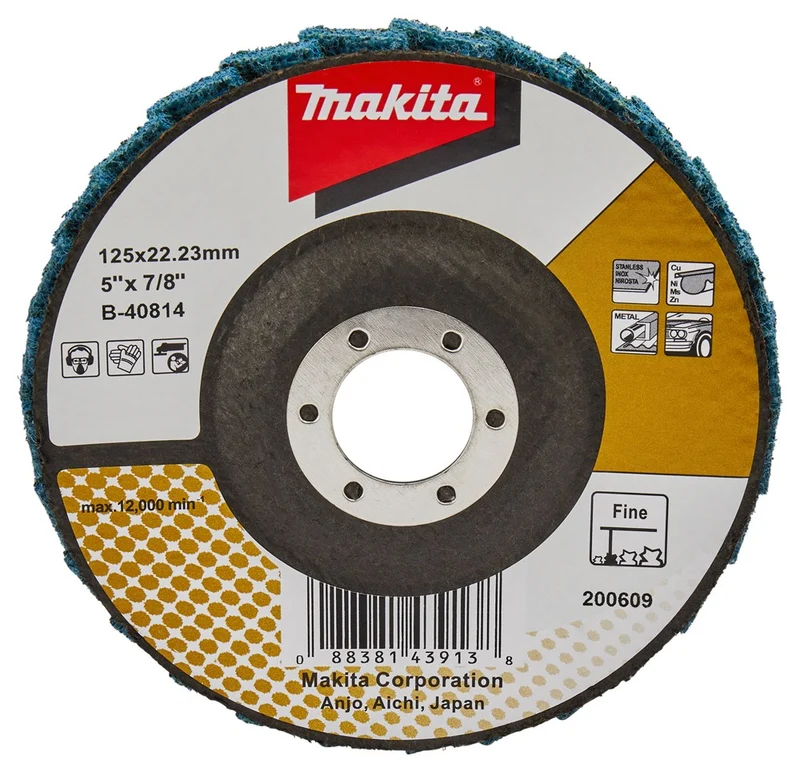 Makita LAMELLEN CONDITIONERINGSCHIJF 125 MM FIJN