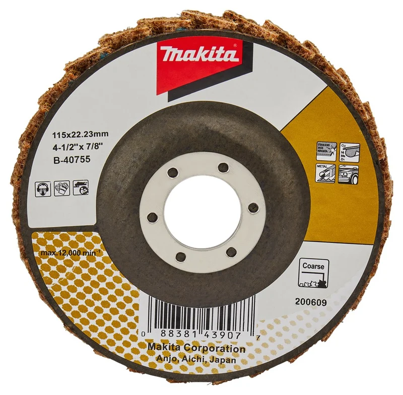 Makita LAMELLEN CONDITIONERINGSCHIJF 115 MM GROF