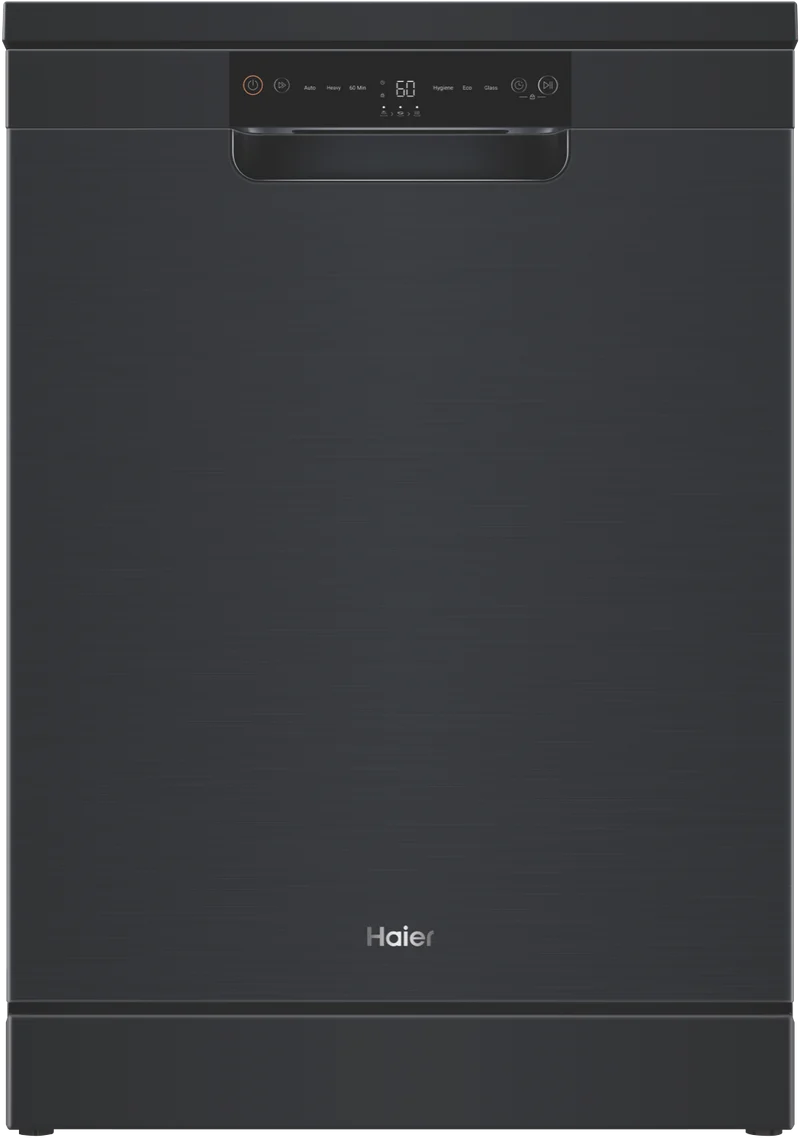 Haier 300 Series Freestanding Dishwasher - Black