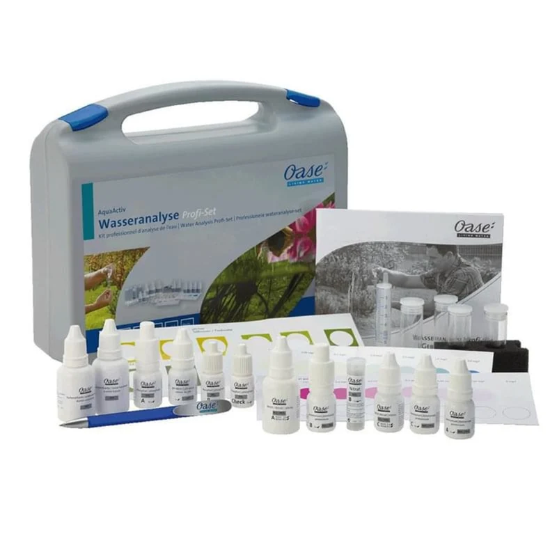 Oase AquaActiv Wateranalyse Profi-set - Druppeltest 8 parameters voor vijverwater
