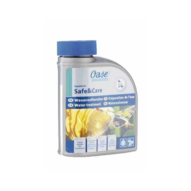 Oase AquaActiv Safe&Care 500 ml - Watervoorbereider met slijmvliesbescherming