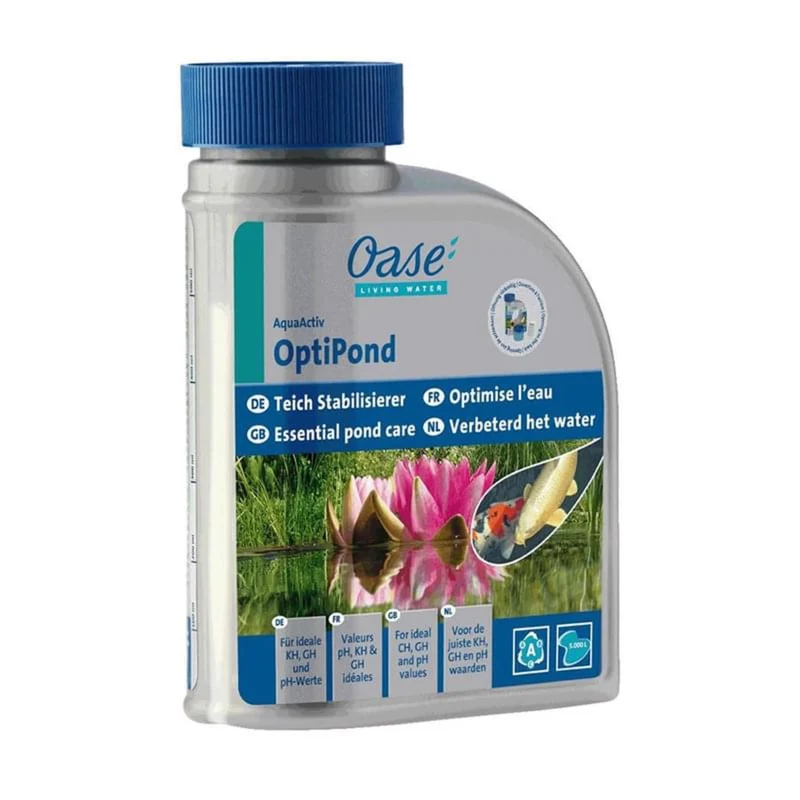 Oase AquaActiv OptiPond 5 liter - KH en GH stabilisator voor vijvers tot 50.000 liter