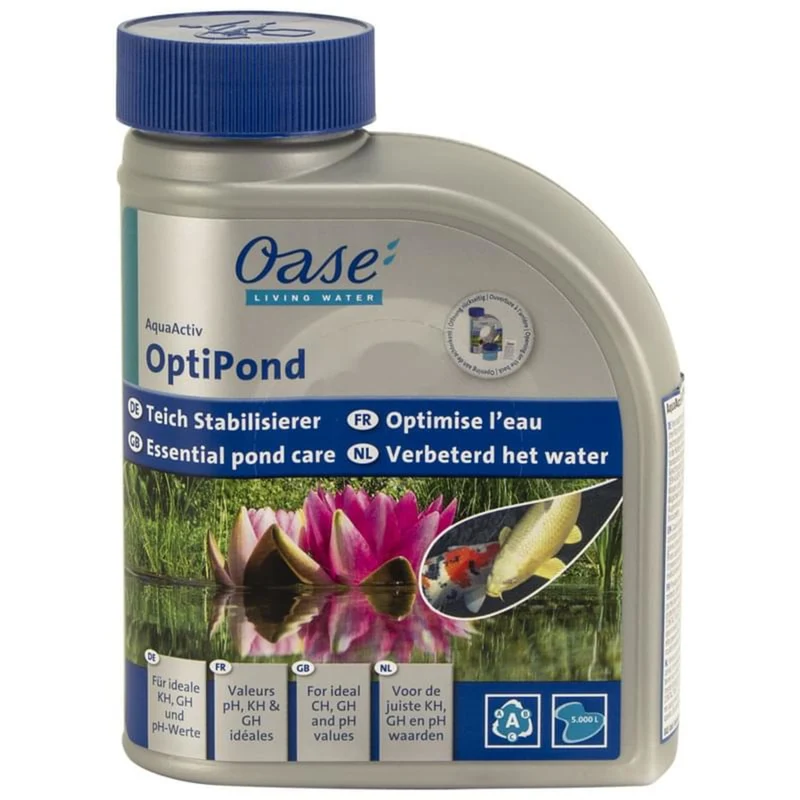 Oase AquaActiv OptiPond 500 ml - Waterconditioner voor stabiele KH en pH