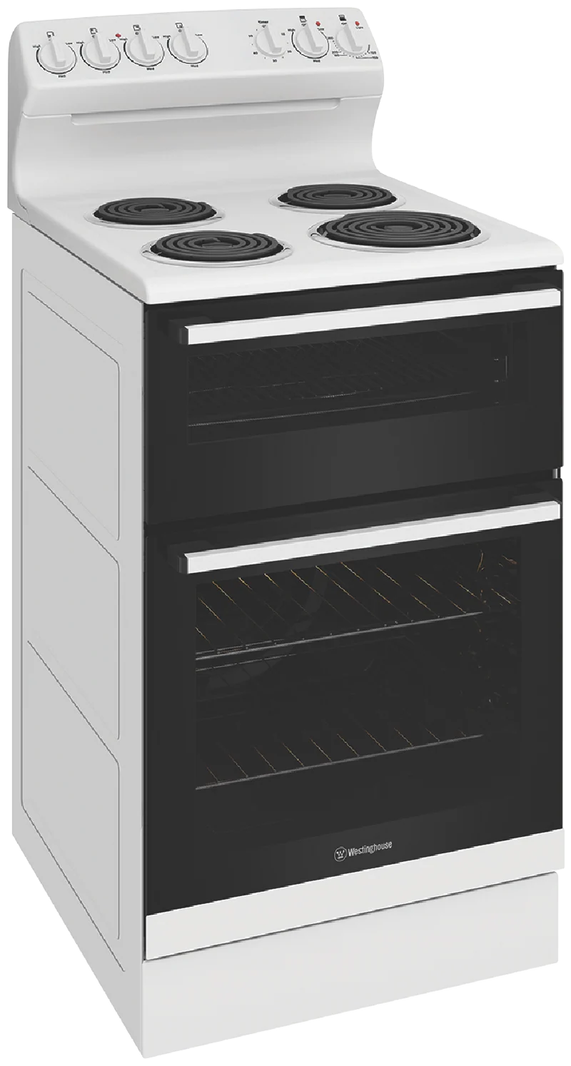 Westinghouse 54cm Electric Freestanding Cooker, White