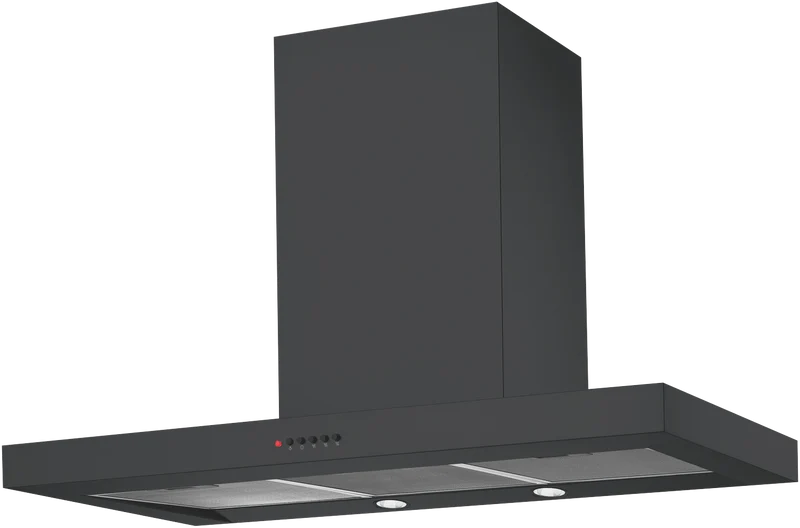 Chef 90cm Canopy Rangehood, Black