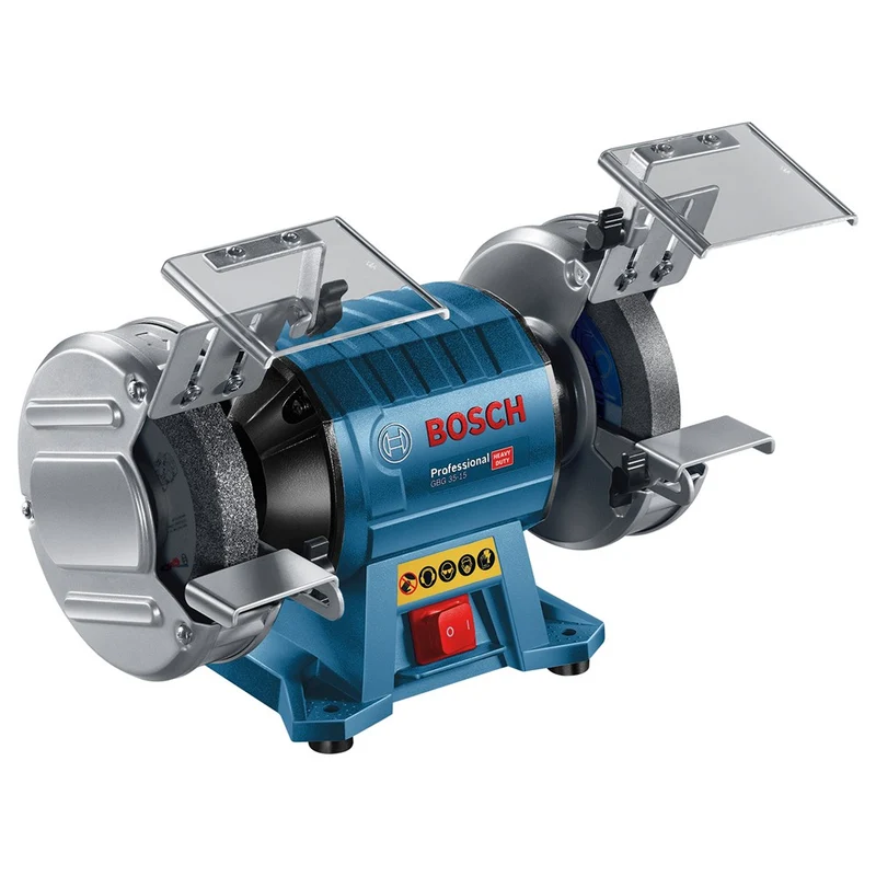 BOSCH GBG 35-15 TAFELSLIJPMACHINE 1X SLIJPSCHIJF K24 EN 1X SLIJPSCHIJF K60