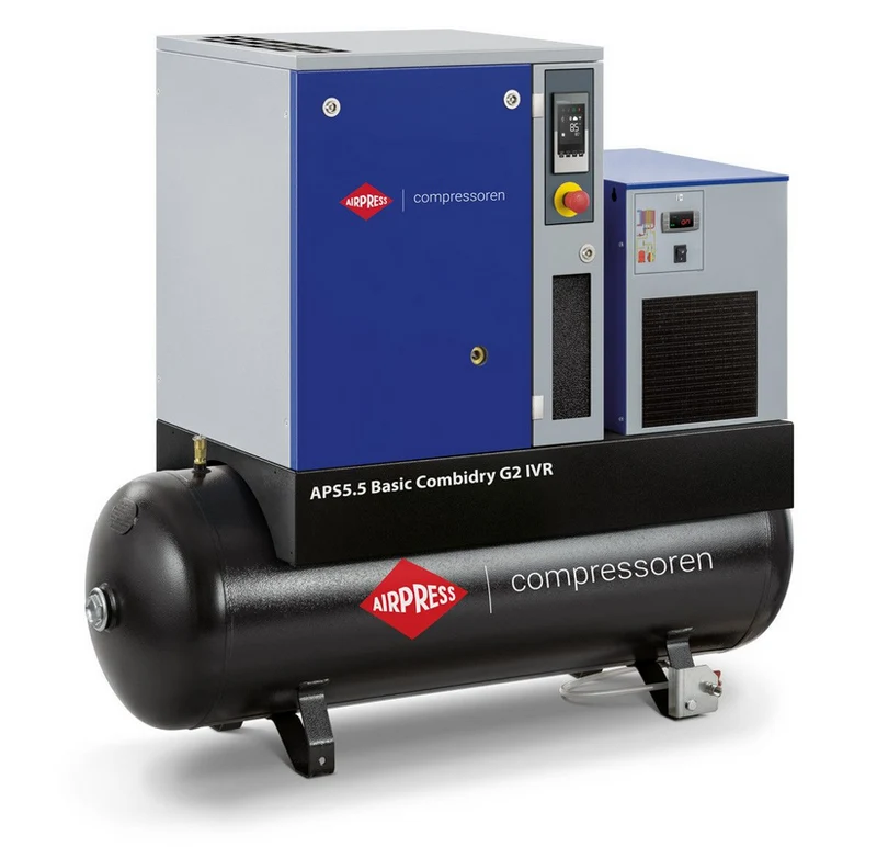 Airpress Schroefcompressor APS Basic 5.5 Combi Dry G2 - 362955-IVR
