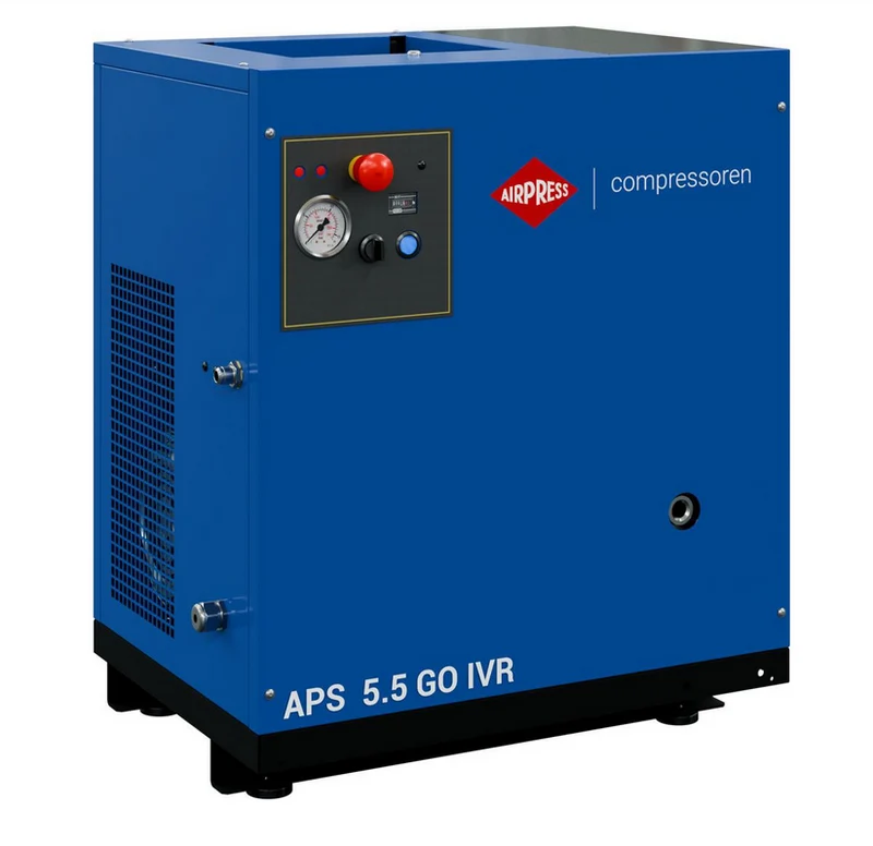 Airpress Schroefcompressor APS 5.5 GO IVR 5.5 pk/4.0 kW - 361805-IVR