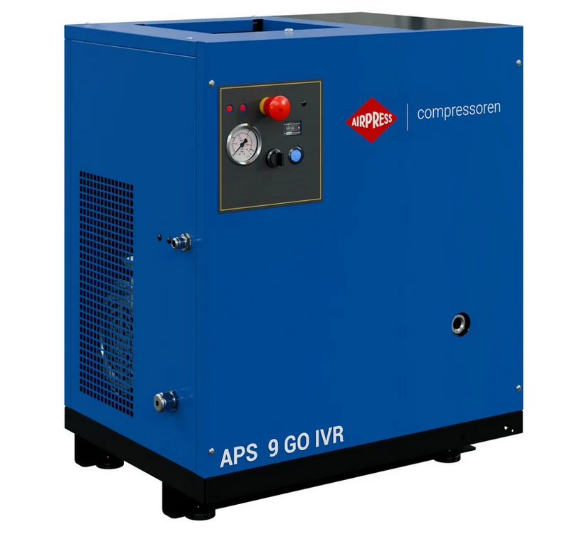 Airpress Schroefcompressor APS 9 GO IVR 10 pk/7.5 kW - 361809-IVR