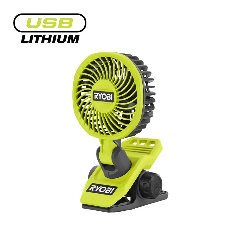 Ryobi RCF4-0 Klemventilator USB Lithium 4V Accu - 5133006130
