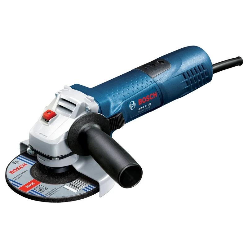 BOSCH GWS 7-125 HAAKSE SLIJPMACHINE BESCHERMKAP, HANDGREEP, OPNAMEFLENS, PEN