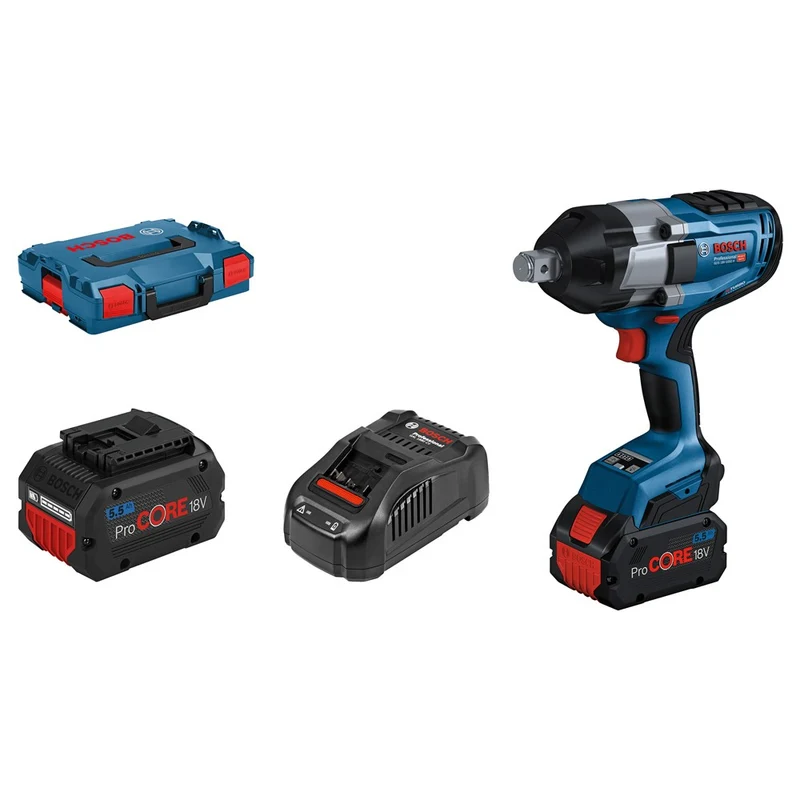 BOSCH GDS 18V-1050 H ACCU SLAGMOERAANZET2X 18V 5,5 AH, GAL 1880 CV