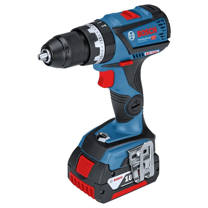 BOSCH SCHROEFKLOPBOORMACHINE GSB18V-60C 18V - ZONDER ACCU'S EN LADER - CLICK&GO
