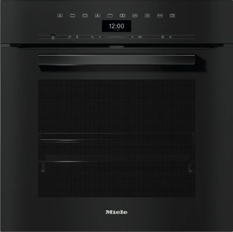 Miele 60cm Pyrolytic Oven with Rapid Cooling and Crisp Function Obsidian Black