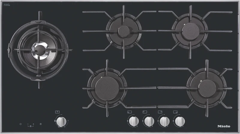 Miele 94cm 5 Burner Gas Cooktop with Minute Minder Ceramic Glass
