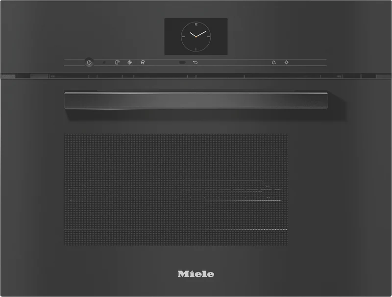 Miele 45cm Steam and Microwave Combination Oven with Wi-Fi Connectivity and M Touch Display Obsidian Black
