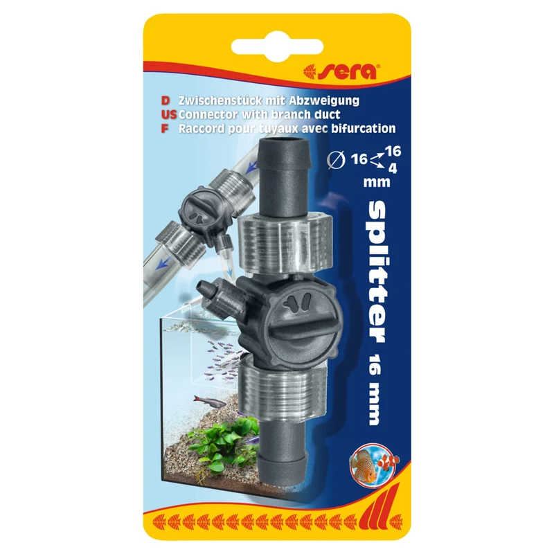 Sera Tussenstuk met Aftakking 16/16/4 mm