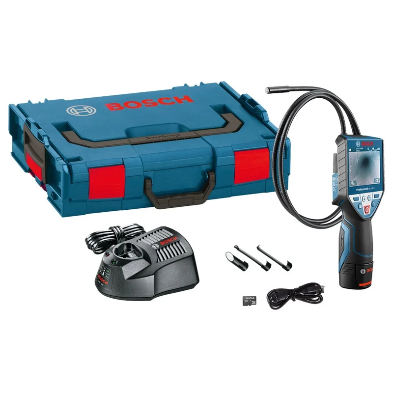 BOSCH GIC 120 C INSPECTIECAMERA 1X ACCU GBA 12V 2.0 AH, L-BOXX-INLAY, MI