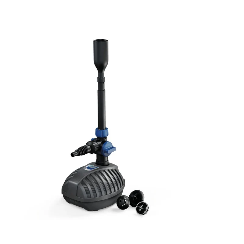 Oase Aquarius Fountain Set Classic 2000 E - fonteinpomp met 3 sproeistukken en 2e uitgang