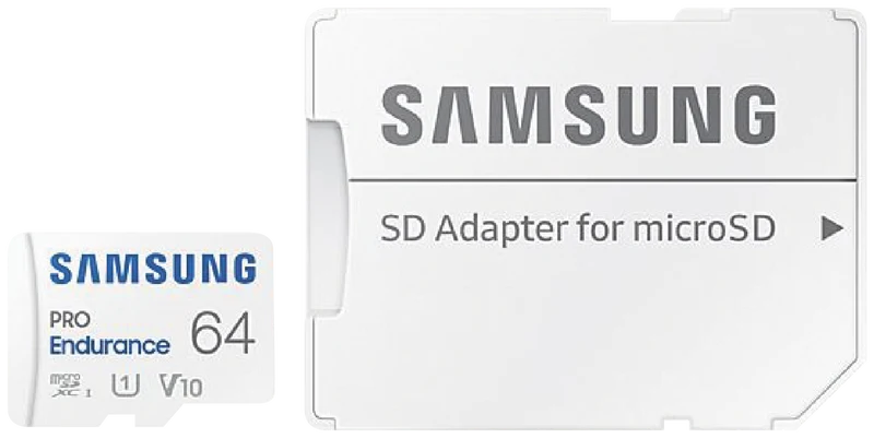 Samsung 64GB Micro SDXC Pro Endurance UHS-1 Class 10 Memory Card