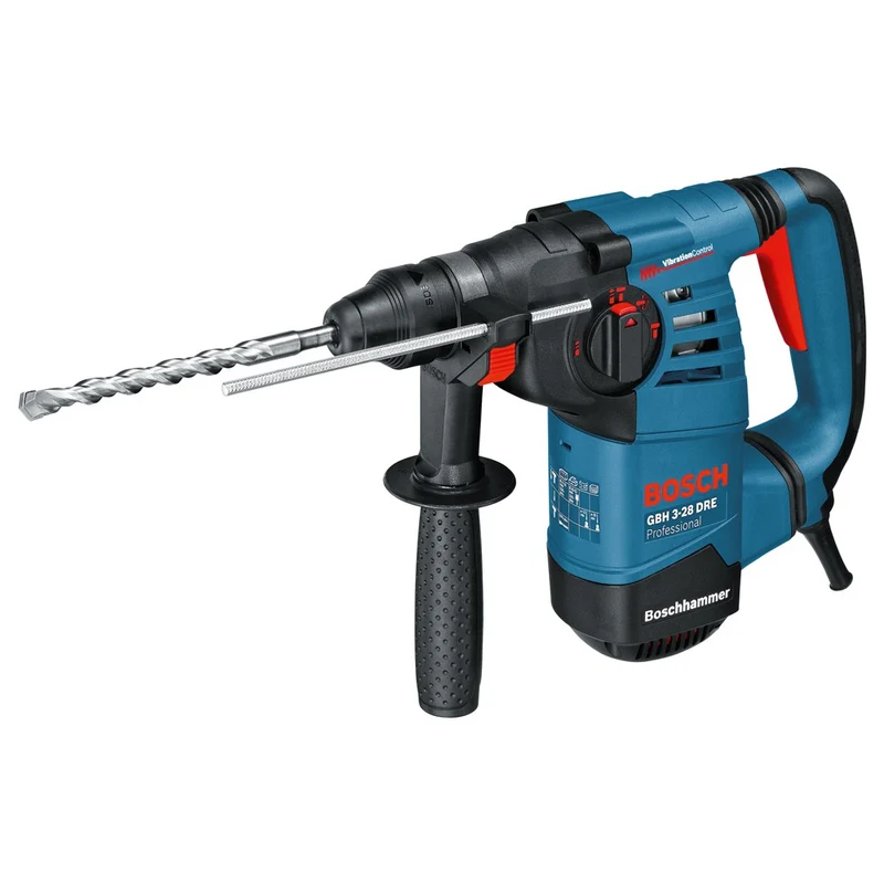 BOSCH GBH 3-28 DRE BOORHAMER DIEPTEAANSLAG 210 MM EN HANDGREEP