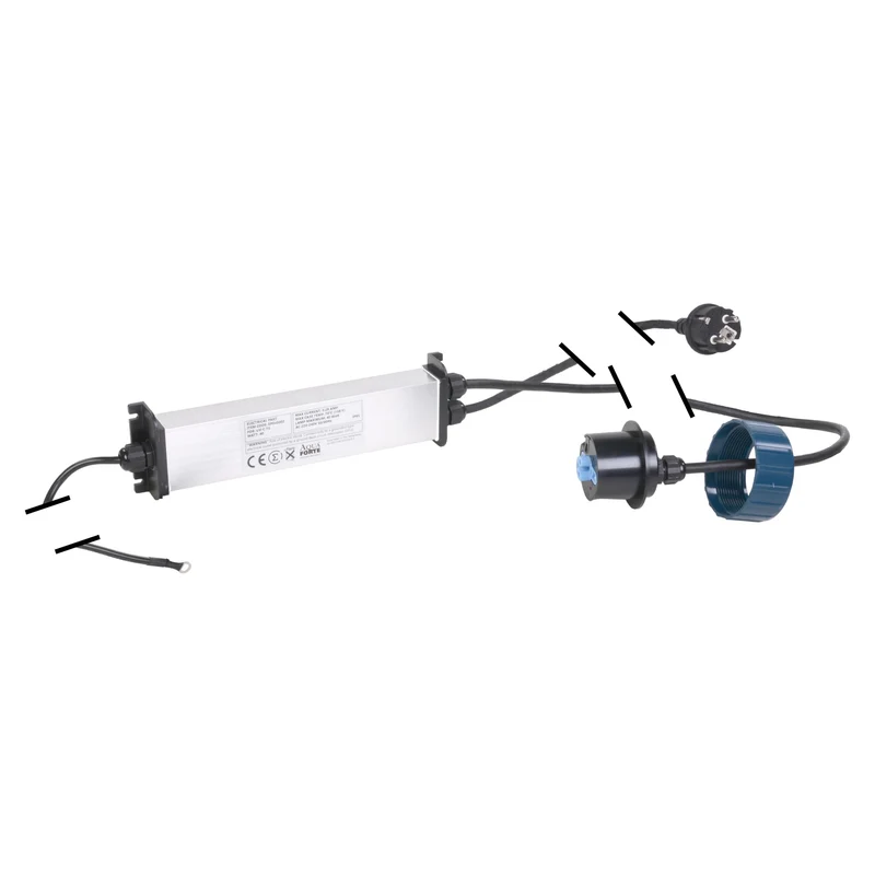 Aquaforte Power UV-C T5 40W (blauw contact) - Complete RVS UV-C unit voor helder vijverwater