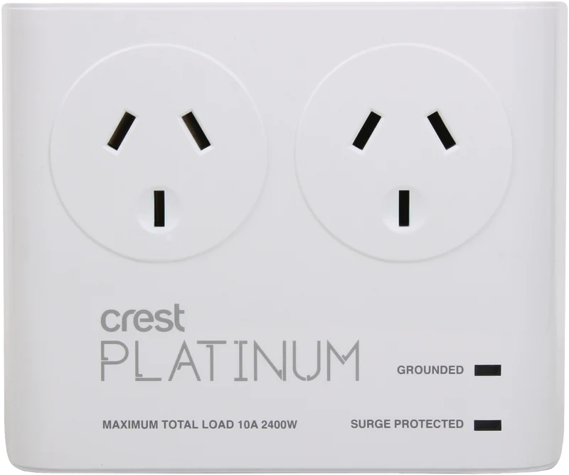 Crest Dual Socket Surge Protector