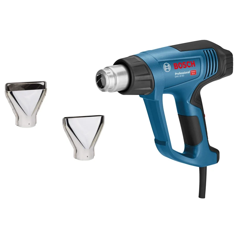 BOSCH GHG 20-63 HETELUCHTPISTOOL PLAT MONDSTUK 50 MM, SPONNINGMONDSTUK 75
