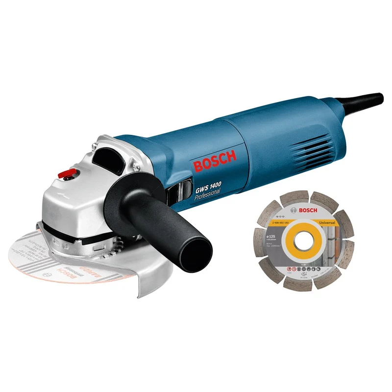 BOSCH HAAKSE SLIJPER GWS1400 230V MET DIAMANTSCHIJF