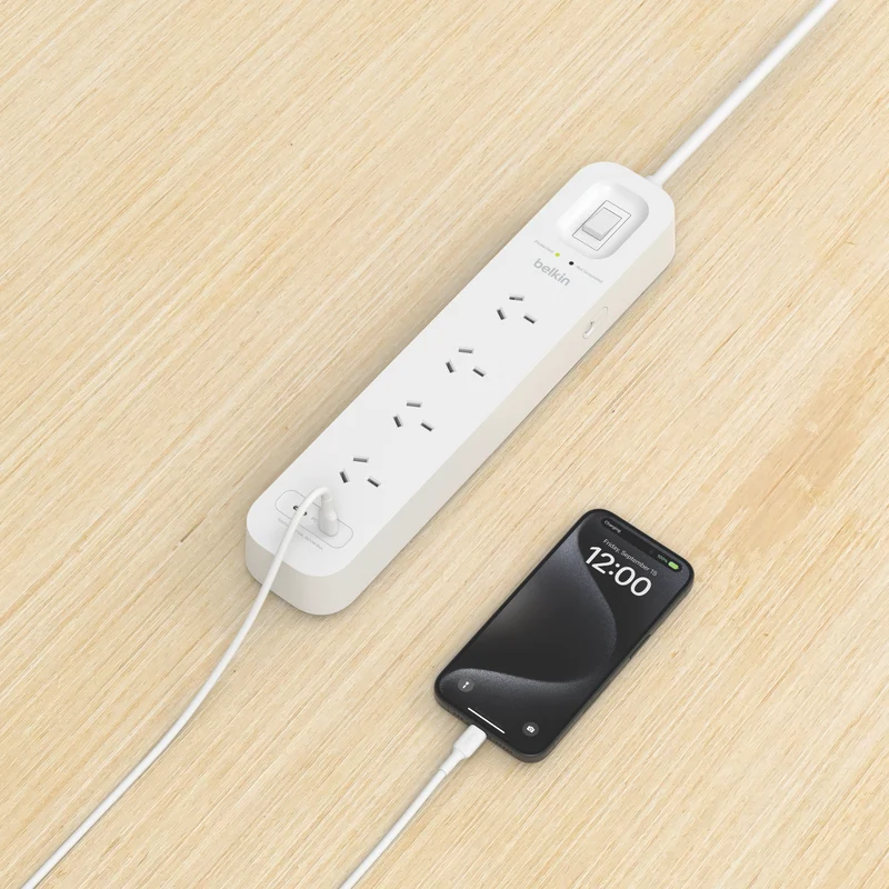 Belkin SurgePro 4-Outlet Surge Protector with Dual USB-C