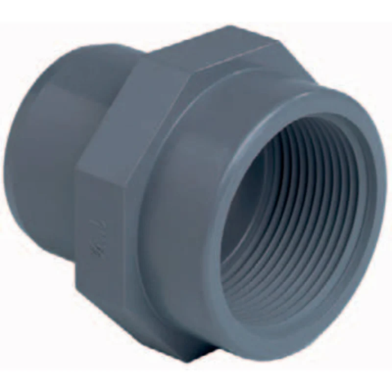 Aquaforte Inzetschroefbus 32 x 3/4" lijm x binnendraad - PVC overgang naar schroefdraad
