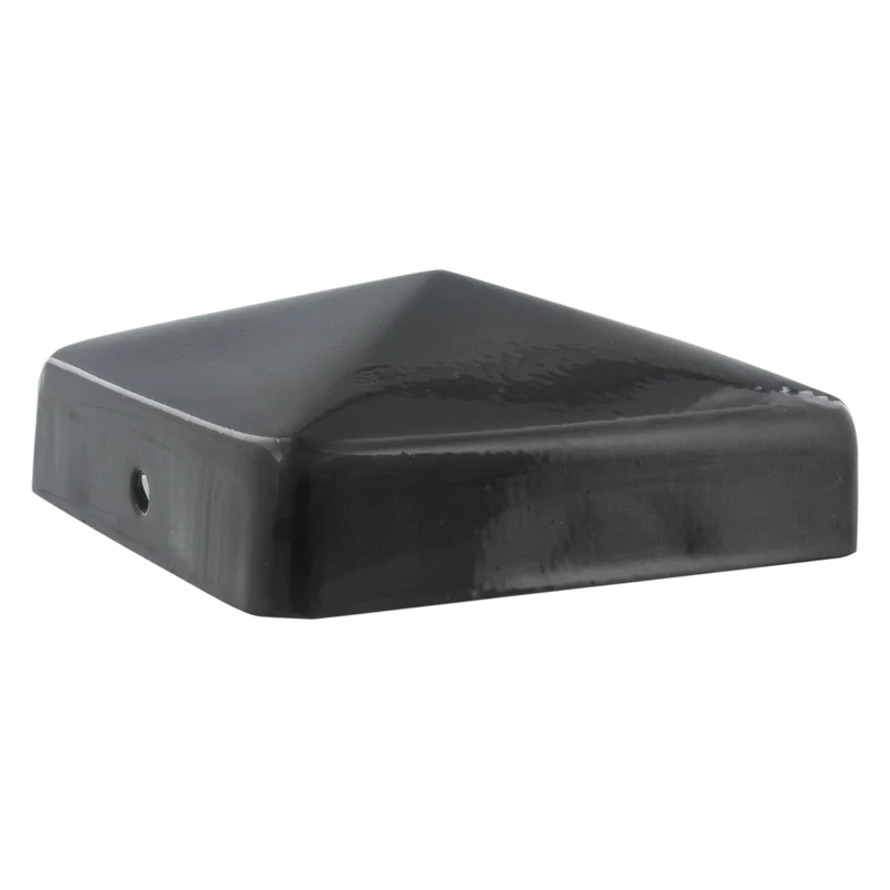 Starx paalafdekkap gepunt zwart 7x7x3cm