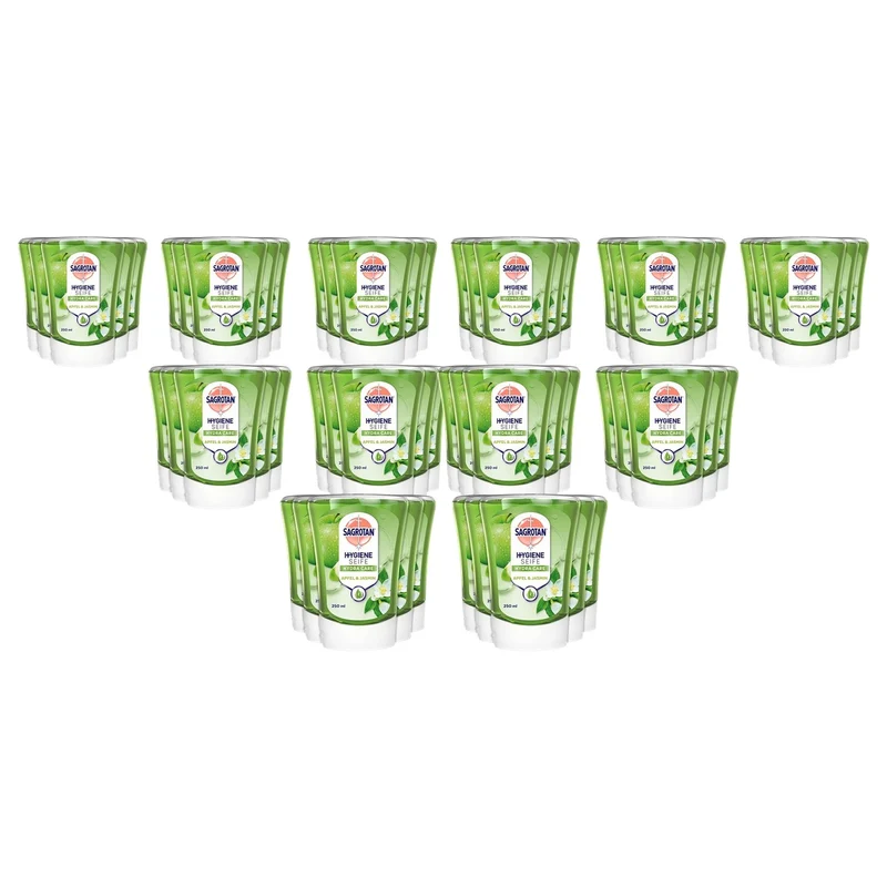 Sagrotan No-Touch navulzeep appel en jasmijn 2 x 5 x 250 ml - 6-pack