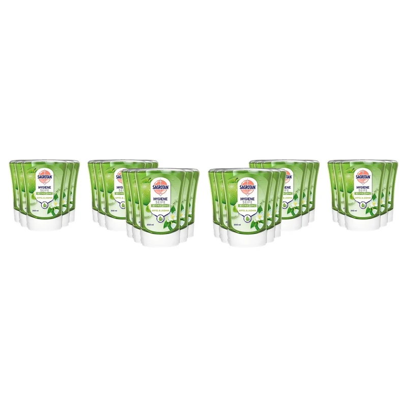 Sagrotan No-Touch navulzeep appel en jasmijn 2 x 5 x 250 ml - 3-pack