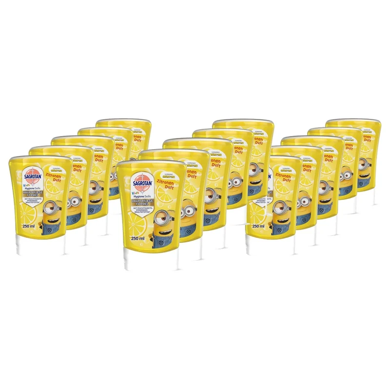 Sagrotan Kids No-Touch navulzeep citroen Minions 5 x 250 ml - 3-pack