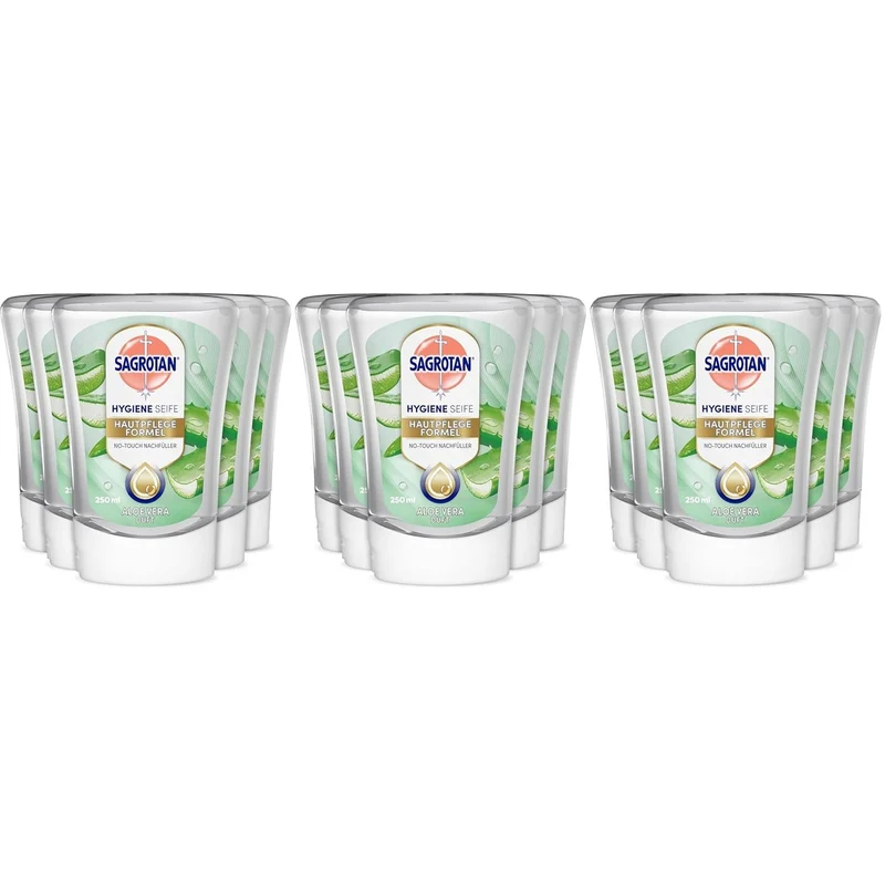 Sagrotan No-Touch navulzeep aloë vera 3 x 5 x 250 ml