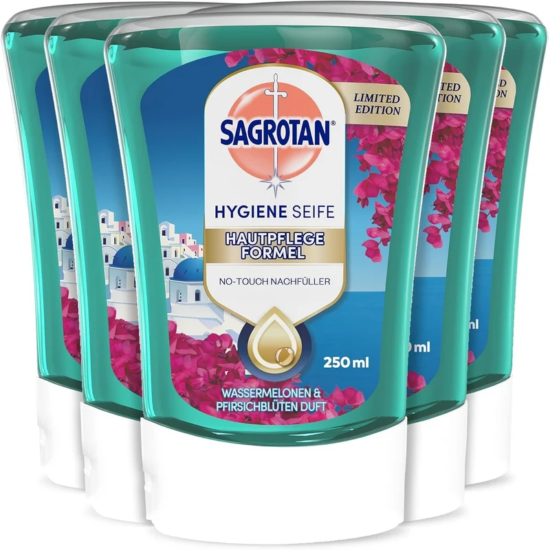 Sagrotan No-Touch navulzeep Floral Coast 5 x 250 ml